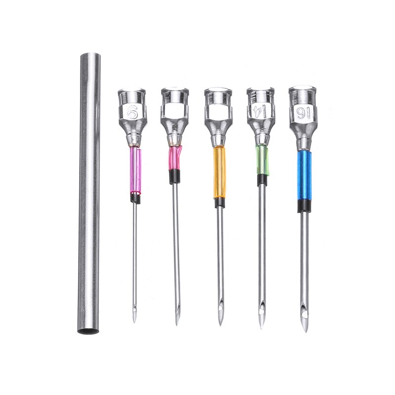 6pcs DIY Embroidery Stitching Punch Needles Set Poking Cross Stitch Tools Crochet Knitting Art Sewing Needles
