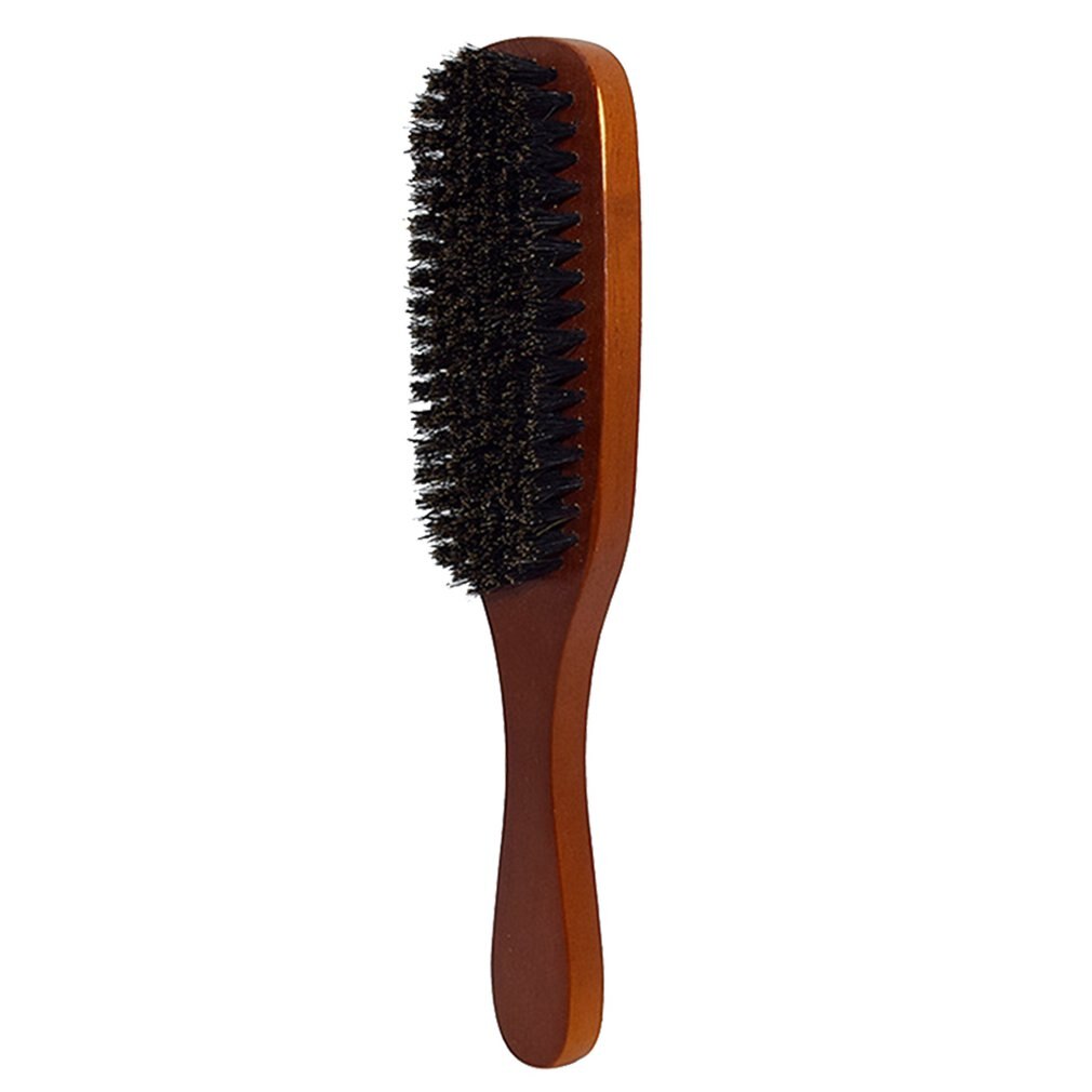 100% Natural Bristle Brush Best for Short or Long Hair Beards Soft Bristles Salon for Man Light