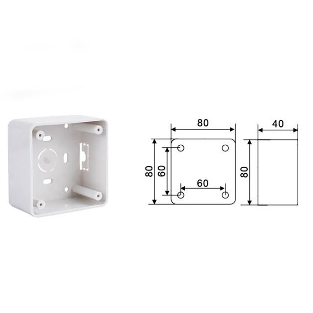 JXN-6 JXN-7 JXN-8 Ship Cabin Switch Socket Mounting Box Cassette Junction Boxs Ship Special Bottom Box 80*80mm 80*150mm