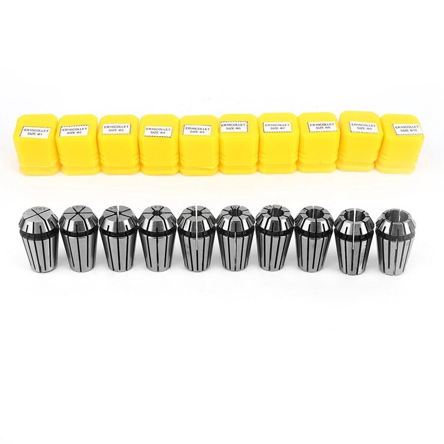 10Pcs ER16 Spring Chuck Accurate Spring Set CNC Engraving Milling Machine Industrial Accessriea