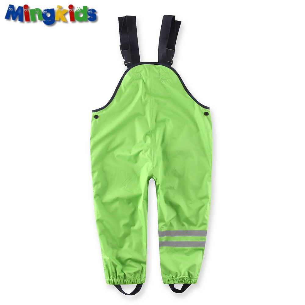 Pantalones de algodón acolchados para niños y niñas, ropa de lluvia para acampar, 4-6 años, novedad, primavera, 2022