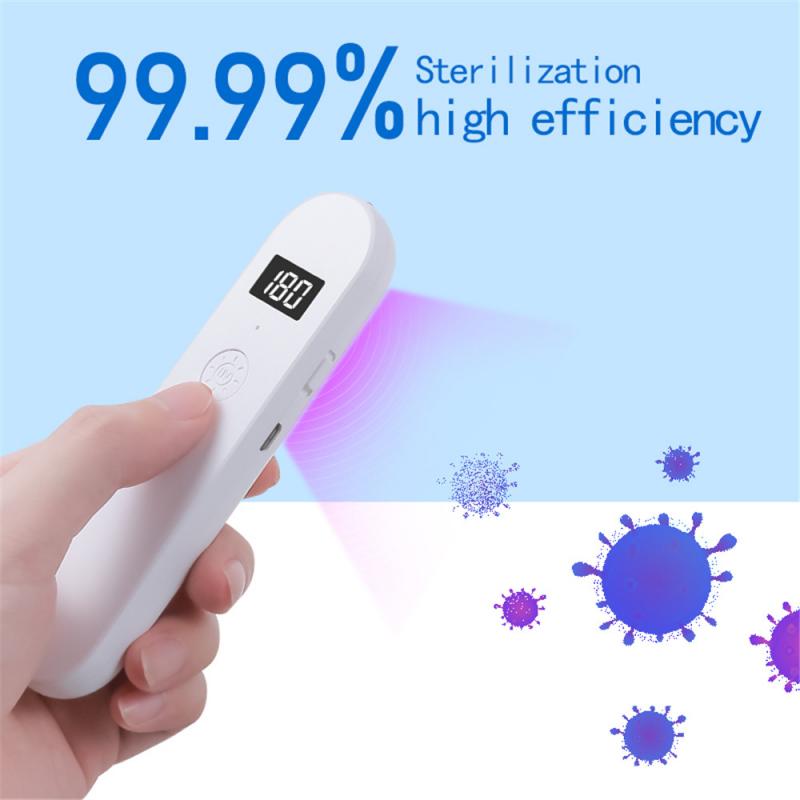 Portable UVC Disinfection Lamp Household UV Sterilizer Lamp Ultraviolet Disinfection Bactericidal Lamp UVC Germicidal UV Light