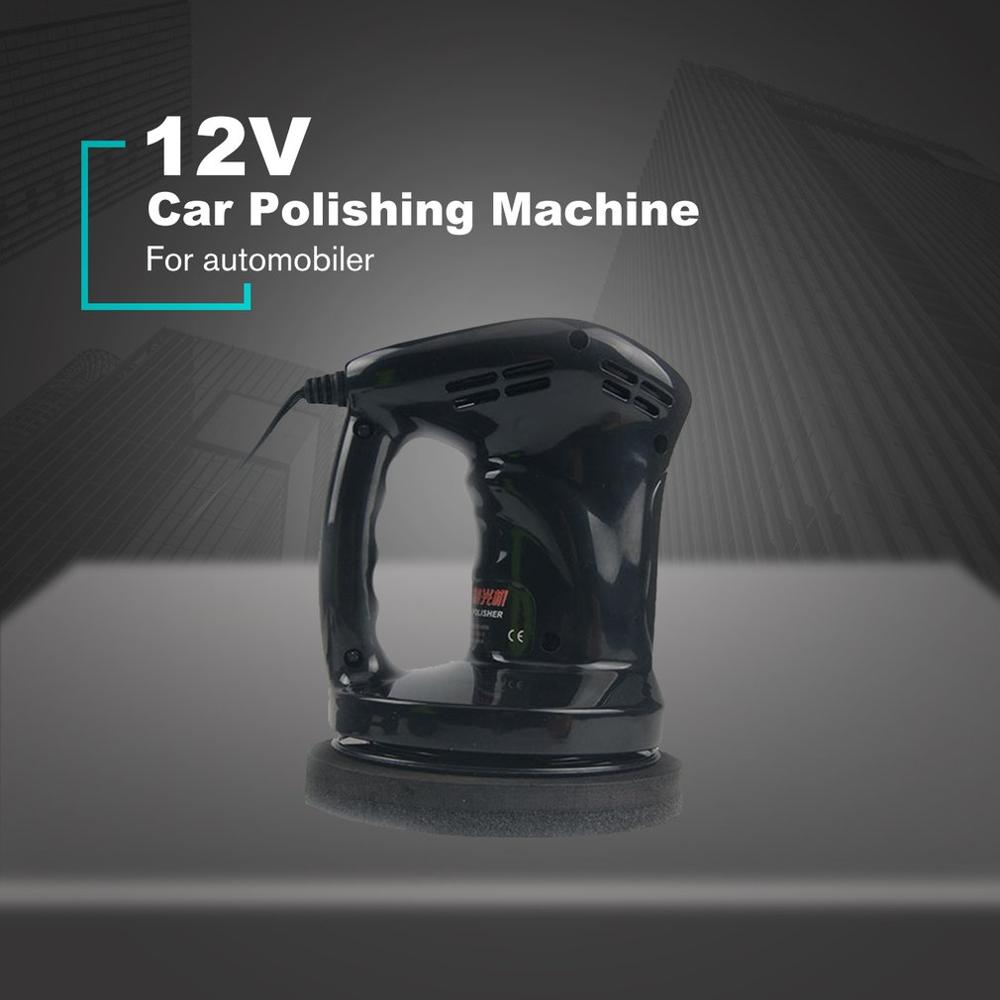 Electric Sander 12V Portable Auto Vehicle Polisher Car Polishing Machine Waxed Buffer Waxer Cleaner Tools Kit
