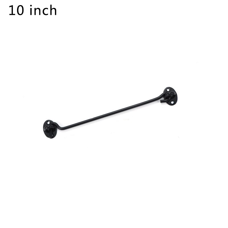 Cabin Hook Eye Door Latch ate Door Swivel Window Latch Holder Stainless Steel Cabin Shed Gate Door Latch Silent Holder Silver: 13