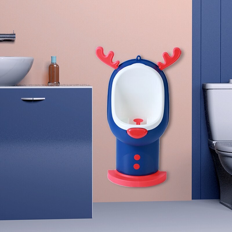 1-6Y Baby Boys Potty Kids Urinal Deer Children's Toilet Training Urinal Stand Hook Pee Trainers Pot