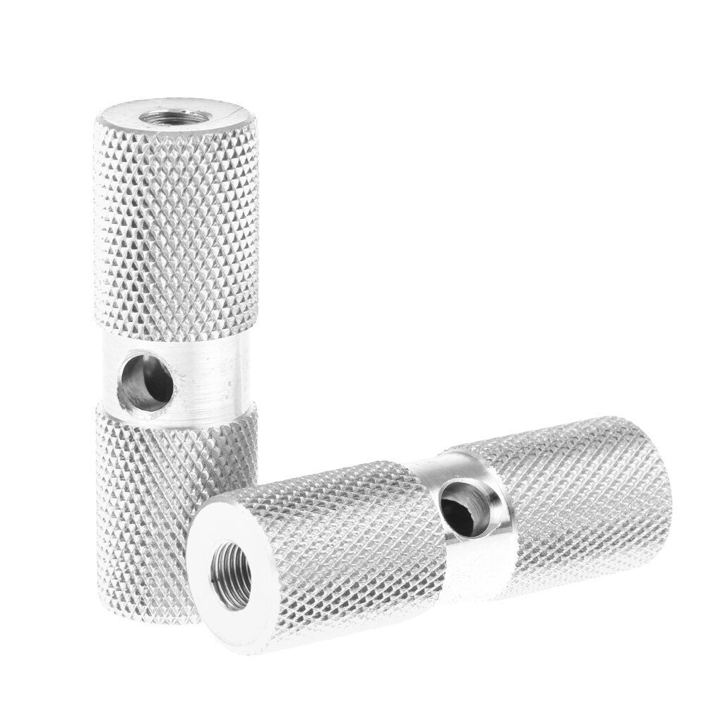 3378 - Paire Pédales BMX Aluminium Filetés 9/16  Noirs Poids 500
