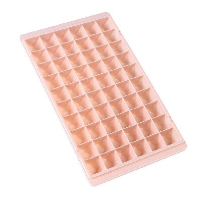Small Big Ice Cube Tray Cold Cubes Tray Ice Maker Mold DIY Homemade Freezer Ice Lolly Mould in Home Ice Cream tools: Big 96 cells red