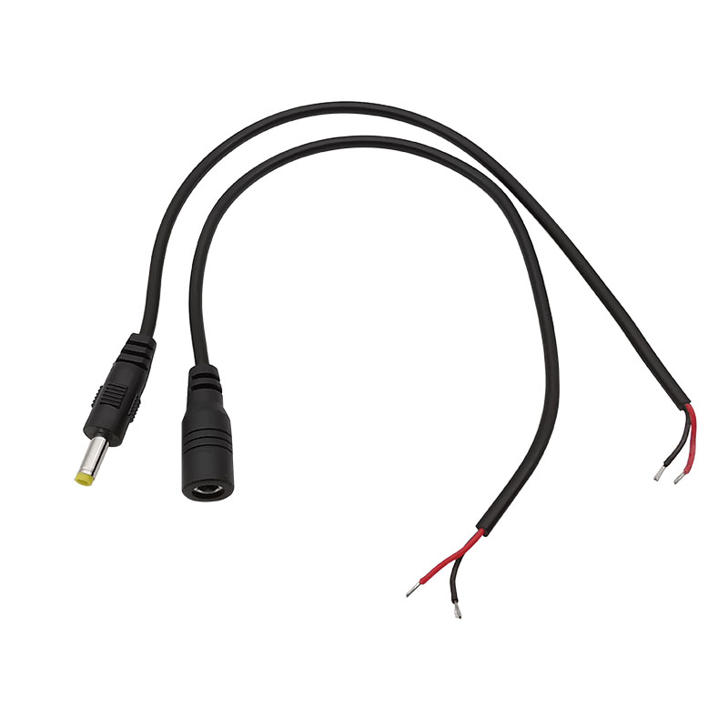 Dc-förlängningskabel 4.0 x 1.7mm dc-ström hane/hona jack uttag kabel adapter kontakt för cctv-kamera led-remsa ljus