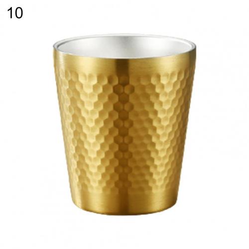 Gobelet à thé, 175/300ml, de couleur argent, de supérieure, pour le lait, tasse à thé, empilable, pour les Bars: 10