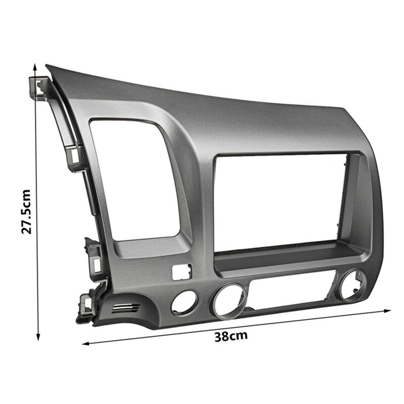 La Radio del coche de la Fascia Trim Kit 2 Din Panel de salpicadero DVD marco Kit de instalación para Honda Civic 2006, 2007, , , ,