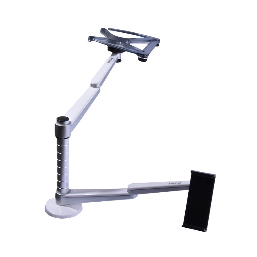 OA-9X Laptop Stand Aluminum Height Adjustable Lapdesks Universal Rotation Arm Holder for Notebook and 7-10 inch Tablet PC 55mm