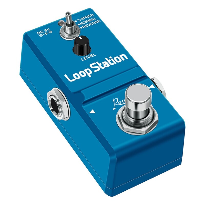 LN-332AS Loop Station Looper Guitar Effects Pedal Unlimited Overdubs 10 Minutes of Looping, 1/2 Time Reverse