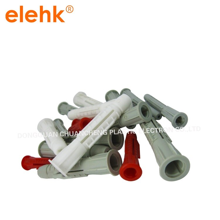 6x51mm 100PCS Nylon Plastic Anchor Wall Plug Use For Hollow Wall Anchor Plugs