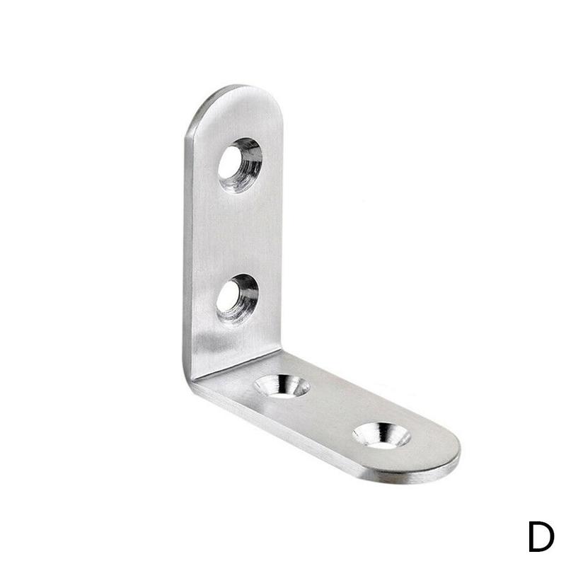 Staal Vormige L Hoek Beugel Plank Ondersteuning Haakse Metal Voor Meubels Tool Nagelezen F6F2: HZPAE6FD