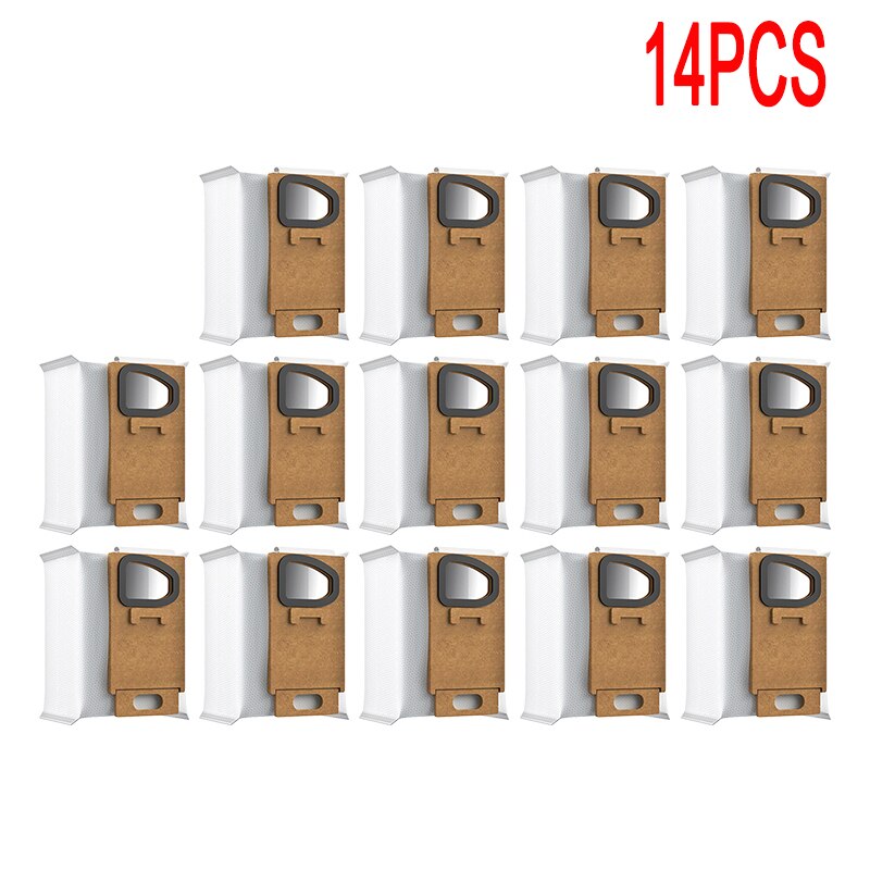Voor Xiaomi Roborock H7 Stofzuiger Accessoires Professionele Stof Stofzak Roborock H6 Stofzuiger Vervangende Onderdelen: 14 PCS
