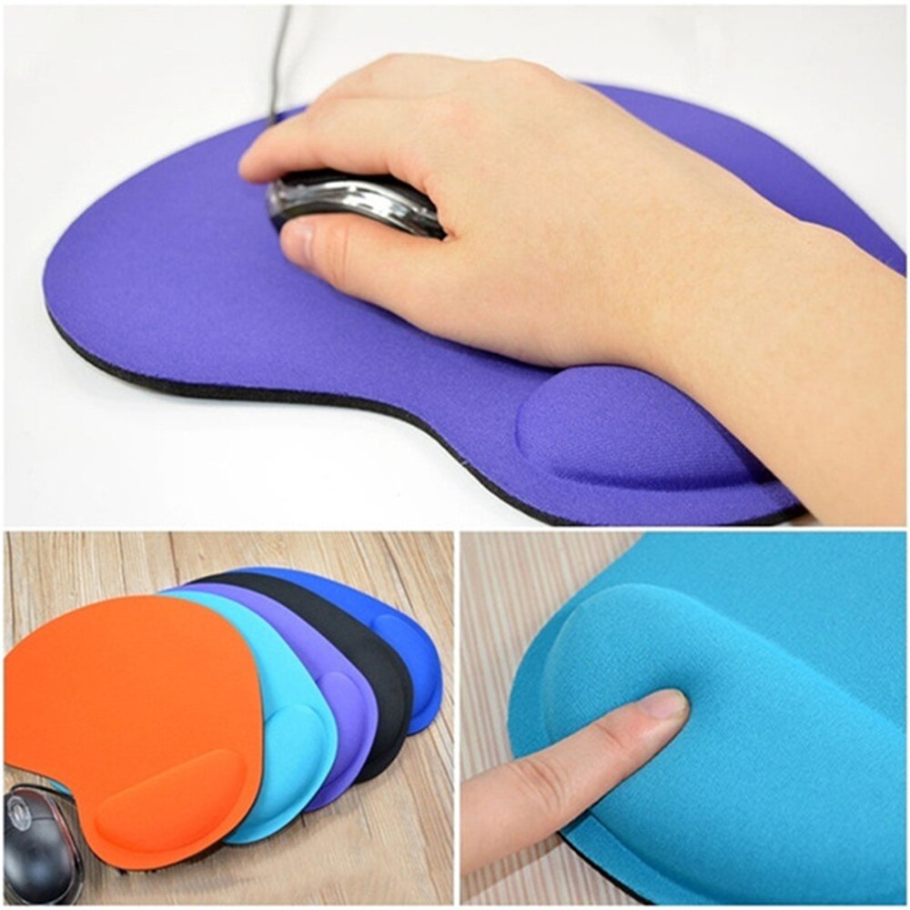 Tapis de souris EVA de couleur unie, tapis de Table de jeu confortable avec Support de poignet antidérapant