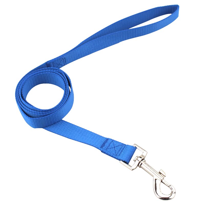 Klassiskt solid hundhalsband för hundar i nylon för små medelstora hundar kan matcha koppel och sele med snabbsnäppspänne