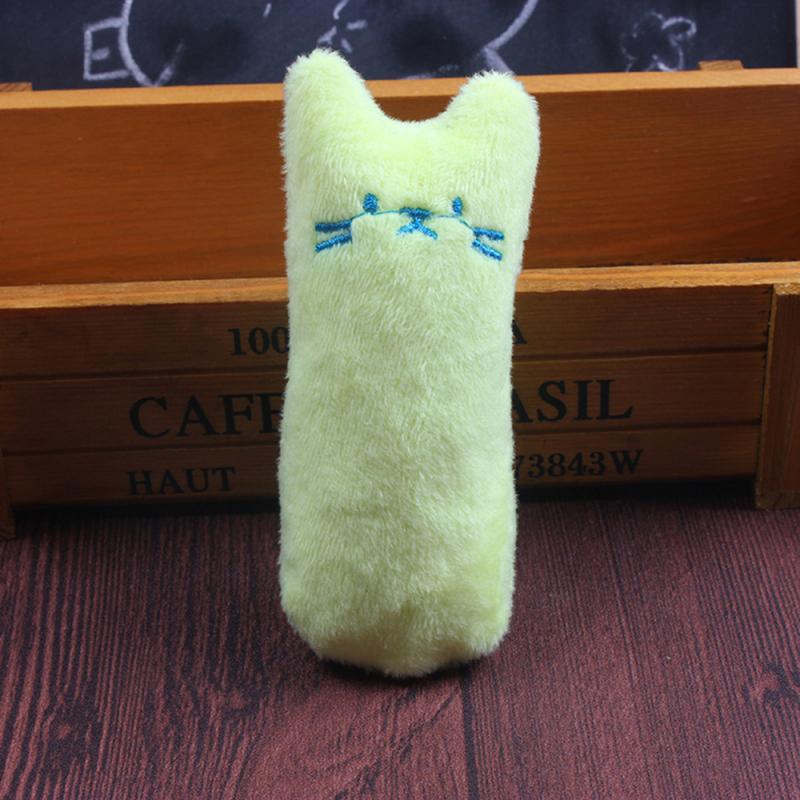 Gato de juguete de felpa corto divertido juguete interactivo gato loco gatitos y mascotas juguete de masticar dientes de amolar Catnip juguetes para gatos: E