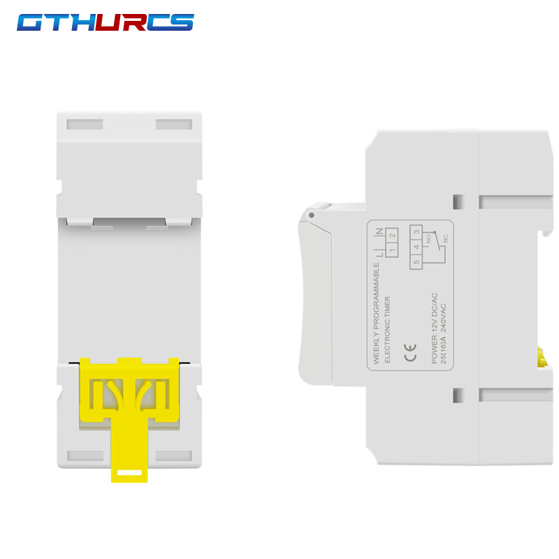 Timer Switch Din Rail Digital TP8A16 weekly programmable electronic microcomputer 30A 220V 230V 6A-30A 12V AC THC15A