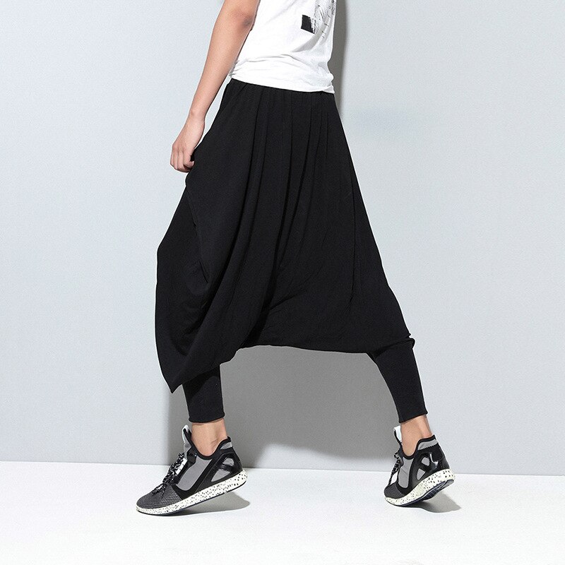 Hip Hop Stripped Harem Pants Men Baggy Streetwear Mens Joggers Pants Casual Cross-pants Cotton Comfortable Sweatpants