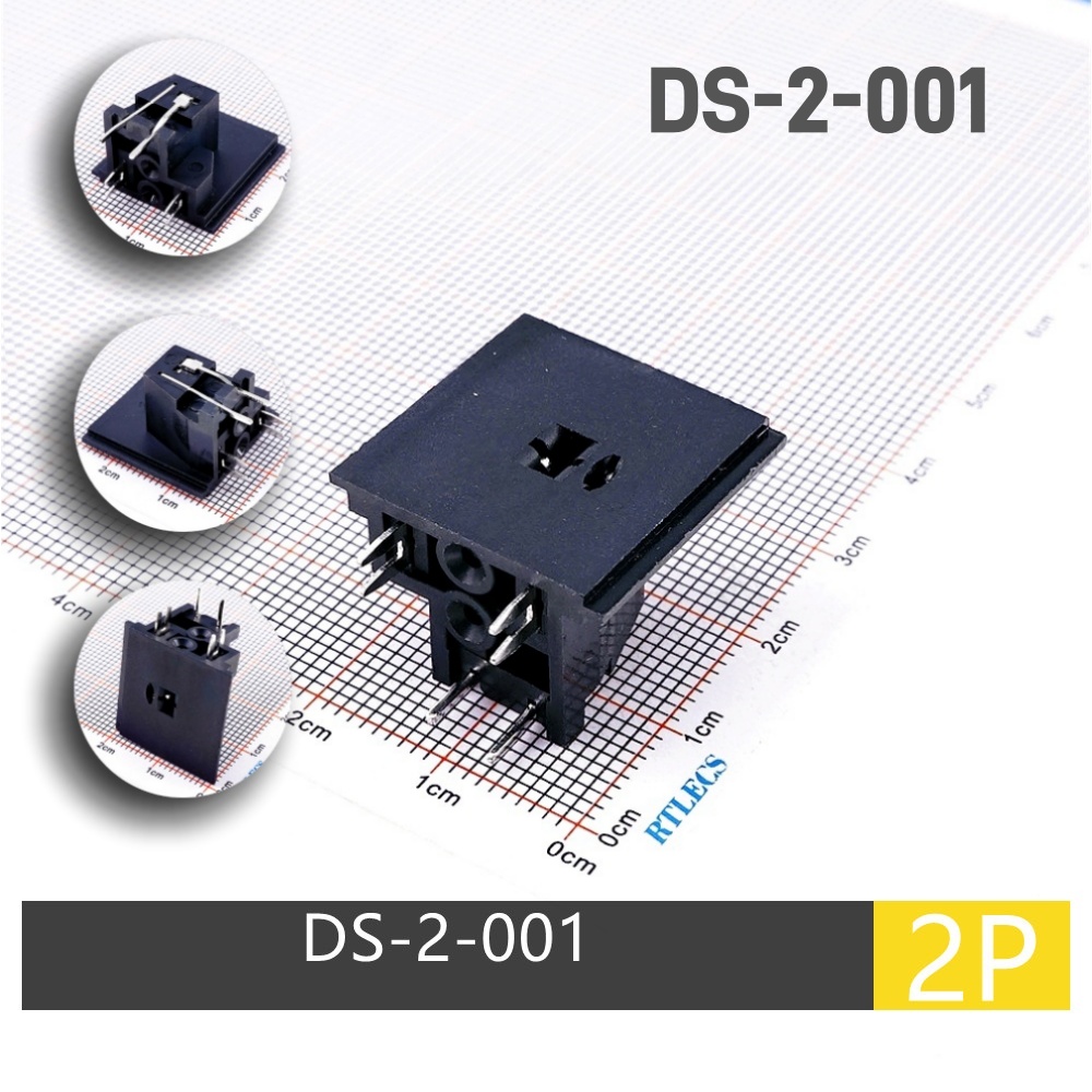 Enchufe Din con orificios pasantes de ángulo recto, enchufe hembra de 13 Pines, 2, 3, 4, 5, 6, 7 y 8 posiciones, SDS-J, DS, 2A, 110V, receptáculo Circular: Gris oscuro / Bajo 5 Unids