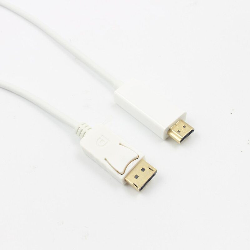 Display Port to HDMI Cable Cord DP to HDMI Cable Adapter Gold Plated US