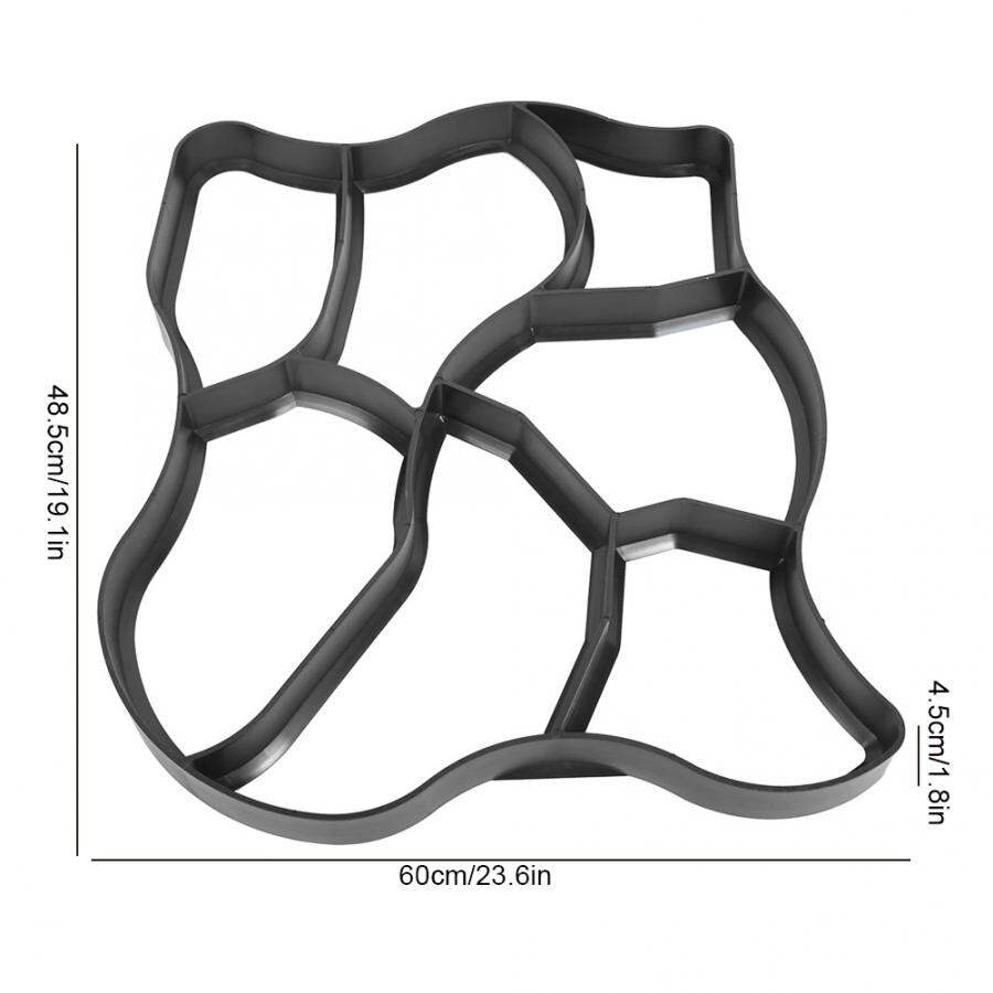 Irregular Shape Walk Maker DIY Garden Paving Mold Cement Concrete Pavement Path Mold Maker Pavement Model Concrete Mould