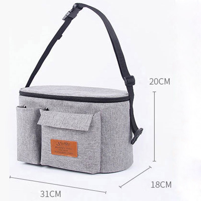 Baby Diaper Bags Nappy Bags For Stroller Organizer Mummy Diaper Bags Hanging Carriage Waterproof Pram Buggy Cart Bottle Bag