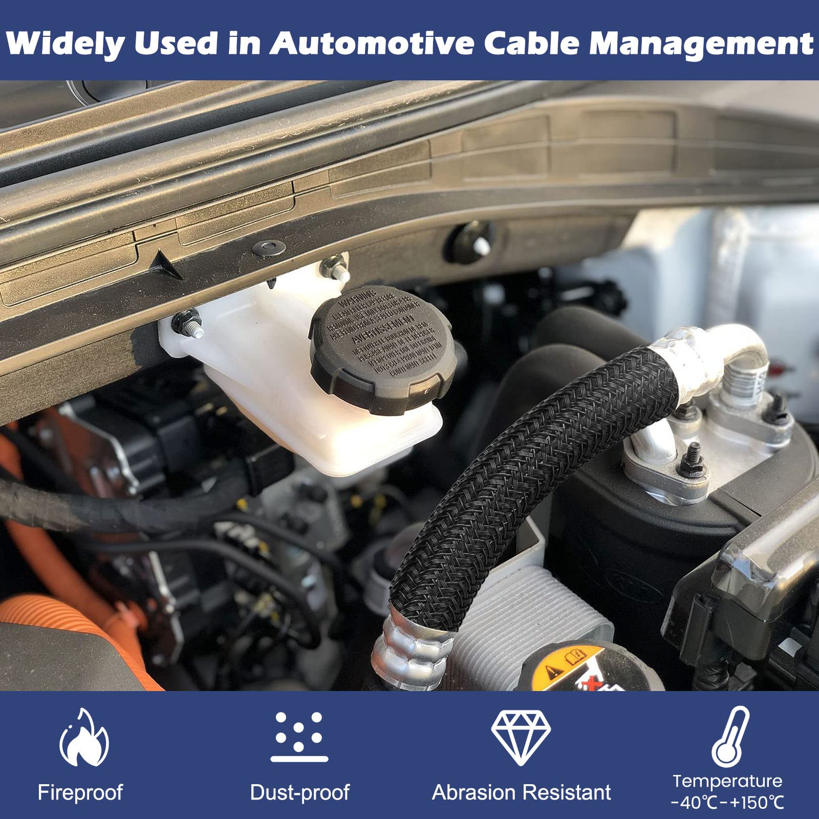 3 M Flexible Self-Closing Cable Duct Can Be Cut To Size, Diameter 12-20 Mm, Perfect Cable Management For Tv, Computer