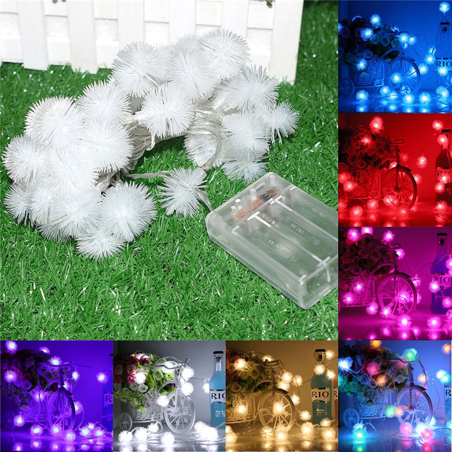 LED Snowflake twinkle string lights Christmas fairy lights Outdoor use Decorations for Year Xmas Wedding Room Party