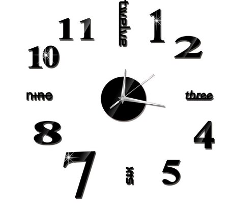 3D horloge murale miroir Stickers muraux salon Quartz montre décoration pour la maison bricolage horloges autocollant reloj de pared: 5