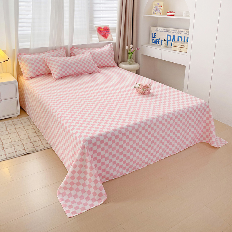 Soft Home Bed Linen Sheets Queen Size Bed Sheets Printing Top Sheets Twin/Queen/King Flat Bedsheets Bedspread