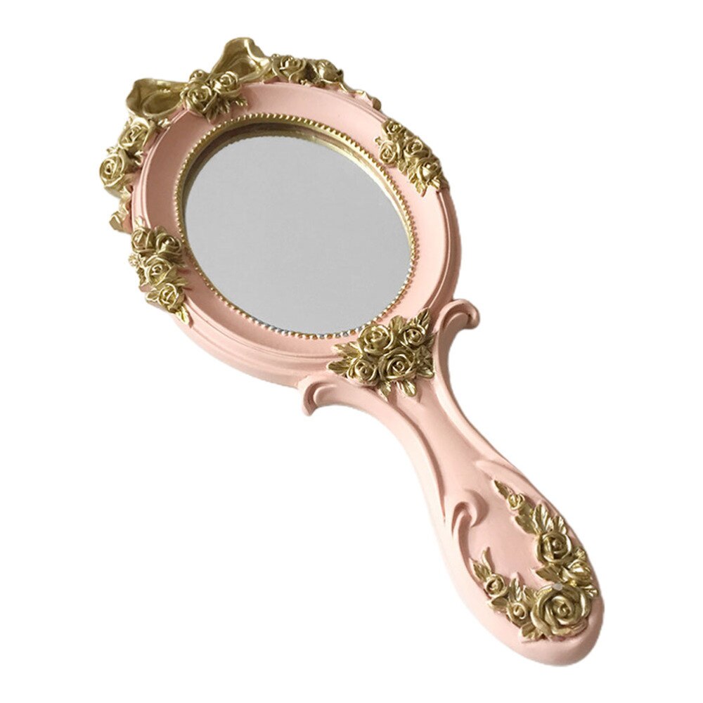 1Pc Style Handheld Mirror Cosmetic Mirror Home Makeup Tool
