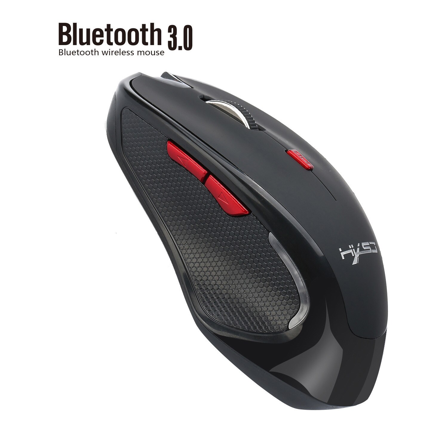 Bluetooth 3.0 Wireless Mouse Ergonomic Mouse 2400dpi Adjustable High-definition Optical Sensor for Game/ Working