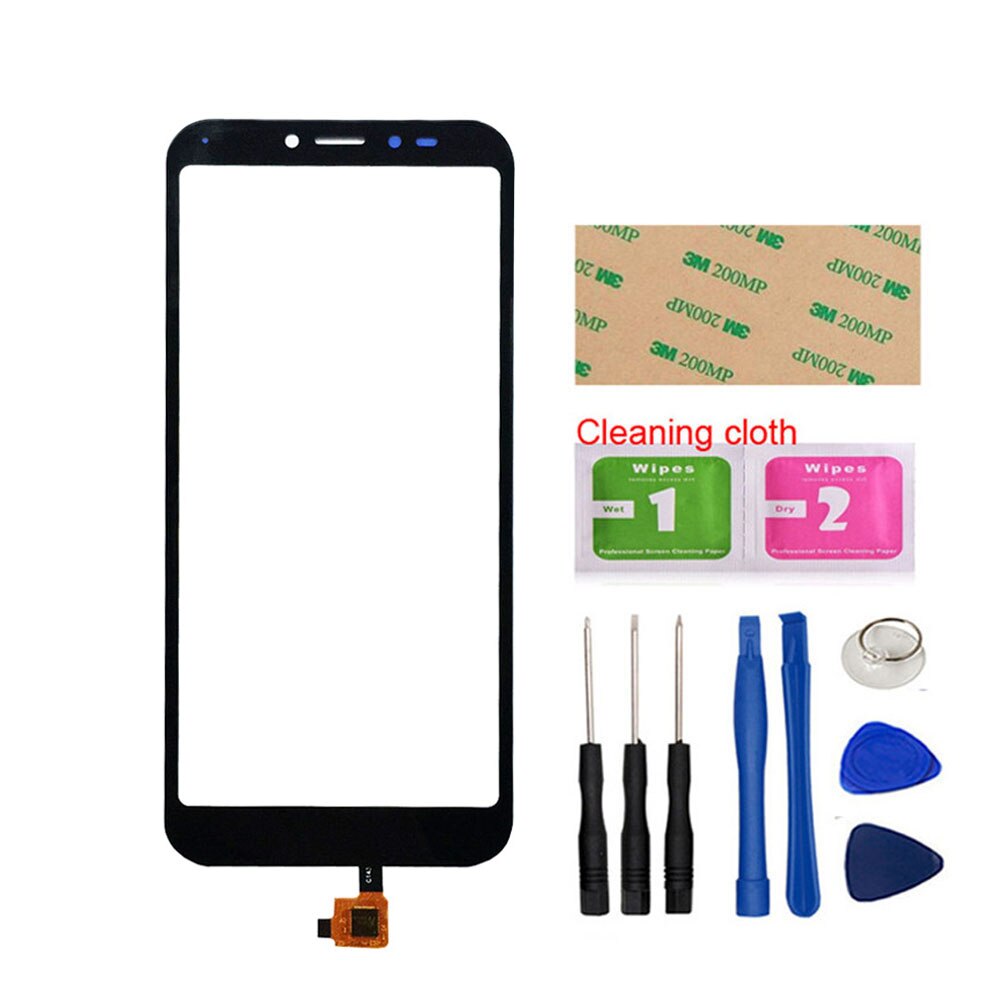 Para alcatel 1s 2019 painel da tela de toque para alcatel 1s 2019 5024 ot5024 5024d digitador da tela toque sensor painel vidro frontal: Black Tool