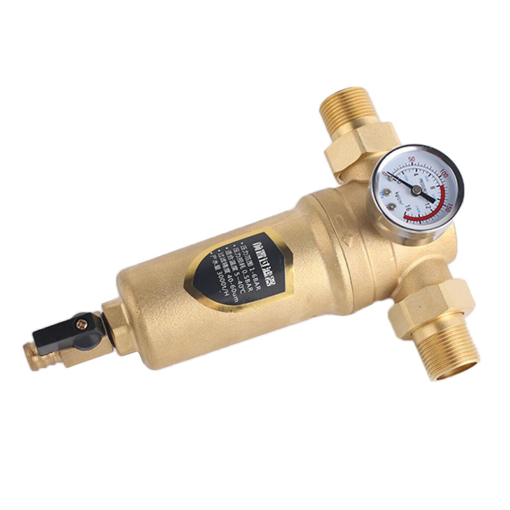 Sedimentfilter i mässingsvatten för sedimentfilter för brunnvattenslang