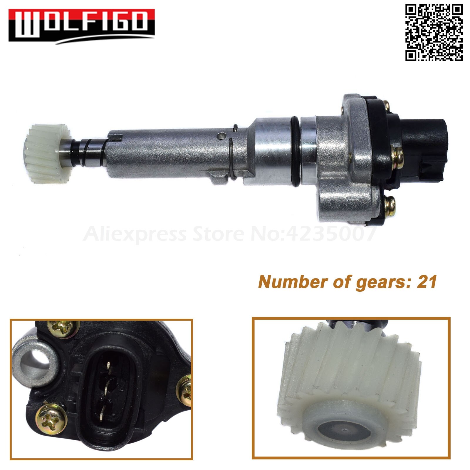 WOLFIGO 21 Teeth 3 Pins Speed Sensor Fit Toyota Camry Corolla Yaris Solara 2132597 8318112040 SC149