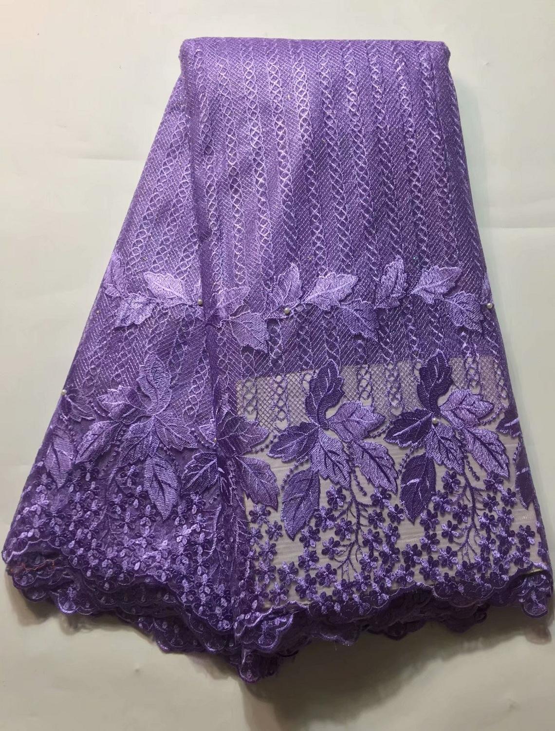 Afrikaanse kant Bloemen Patroon 125 cm breedte stof voor Kleding en Mode verkocht door de 5Yard