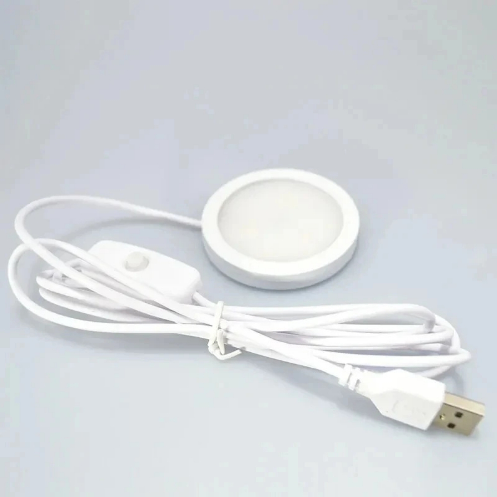 Køkken underskab led-lys vitrineskab hylde campingvogn autocamper indvendigt skabslys  dc 5v x 3w usb led-lys natlampe: Rød & grøn & blå / Lysegul