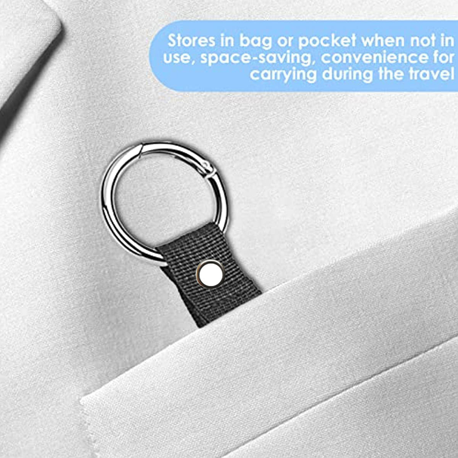 Sangle de bagage, pince de veste, pince de ceinture de valise, pince de transport, bagage, sac à dos, accessoire de voyage avec structure, rapDuty