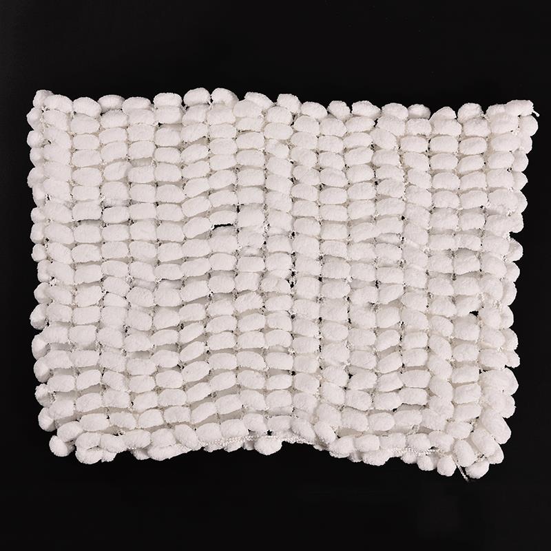 1PCS White Newborn Baby Toddler Unisex Knitted Floral Blanket Swaddling Soft Baby Bedding Product 60cm X60cm
