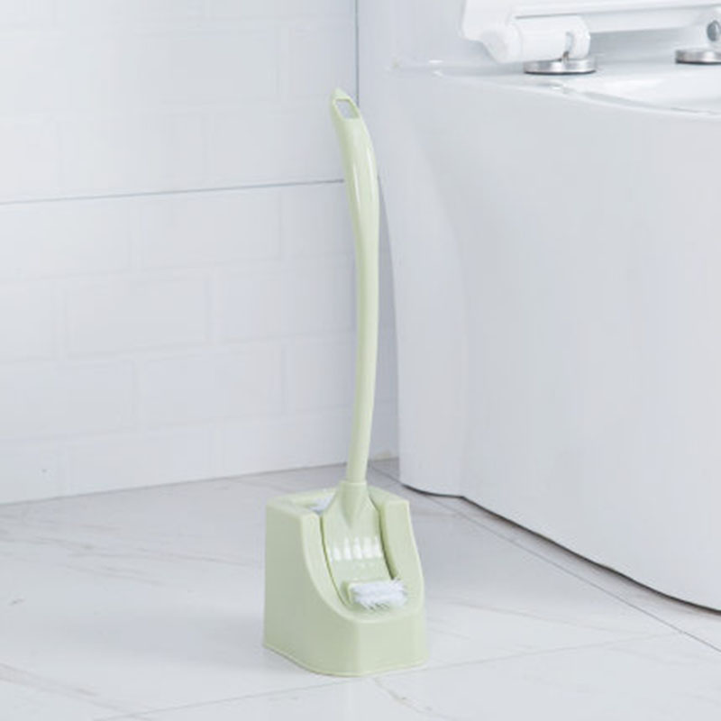 Toiletskål børste sæt silikone toiletbørste toilet rengøring børste sæt opgraderet moderne med bløde børstehår badeværelse