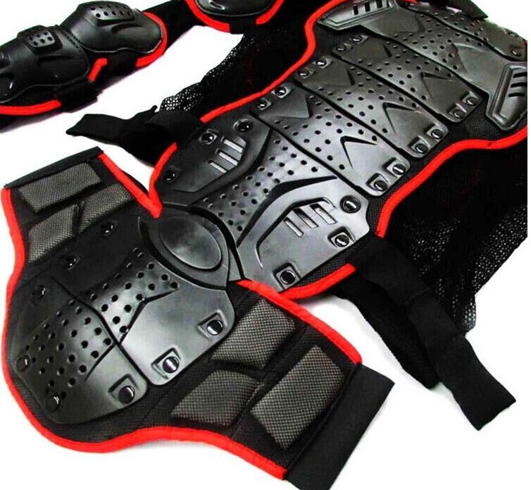 Motorcykler panser beskyttelse motocross jakke beskytter moto cross bryst ryg beskyttelse beskyttelsesudstyr to farve
