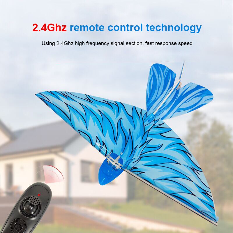 RC Flying Bird 4 Channel Remote Control Airplane Electronic E-Bird 360 ...