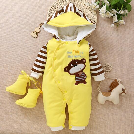 Cartoon Ha Yi Leuke Baby Unisex Baby In Fall Winter Pyjama Katoen Kinderkleding Baba Meisje En Jongen Kleren: 1 / 18m