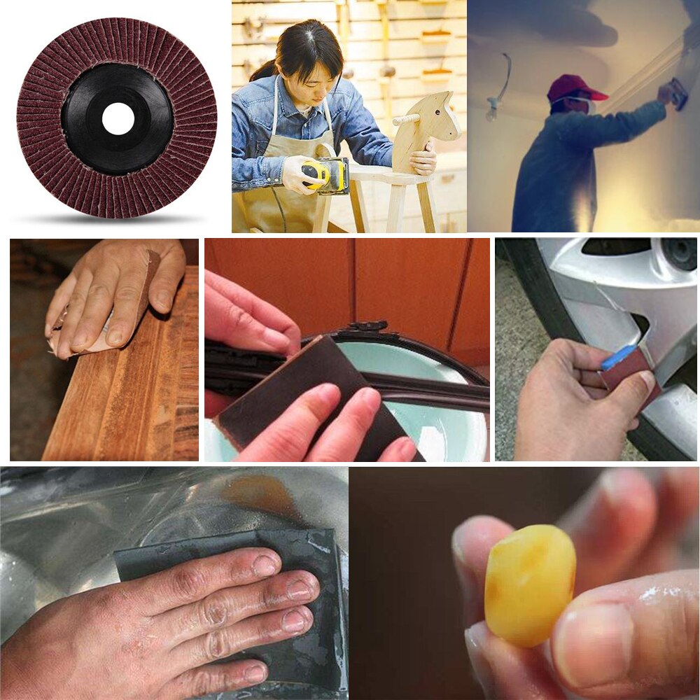 5 st vått torrt sandpapper slipande slippapper arkslipning polerade verktyg för väggar träbearbetning bil polering reparation repa