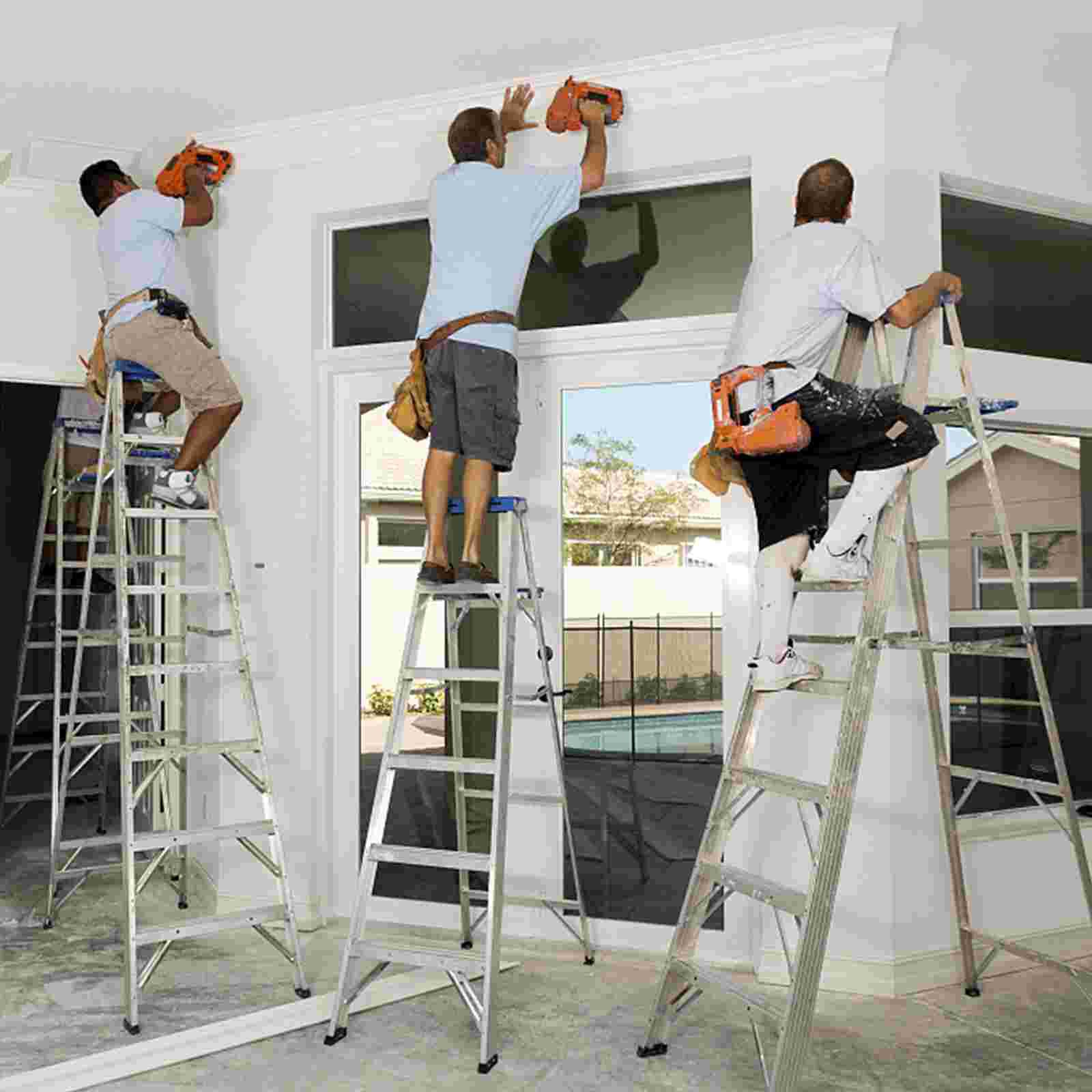 4pcs Ladder Leg Rubber Pads Non-skid Ladder Feet Covers Folding Ladder Feet Pads