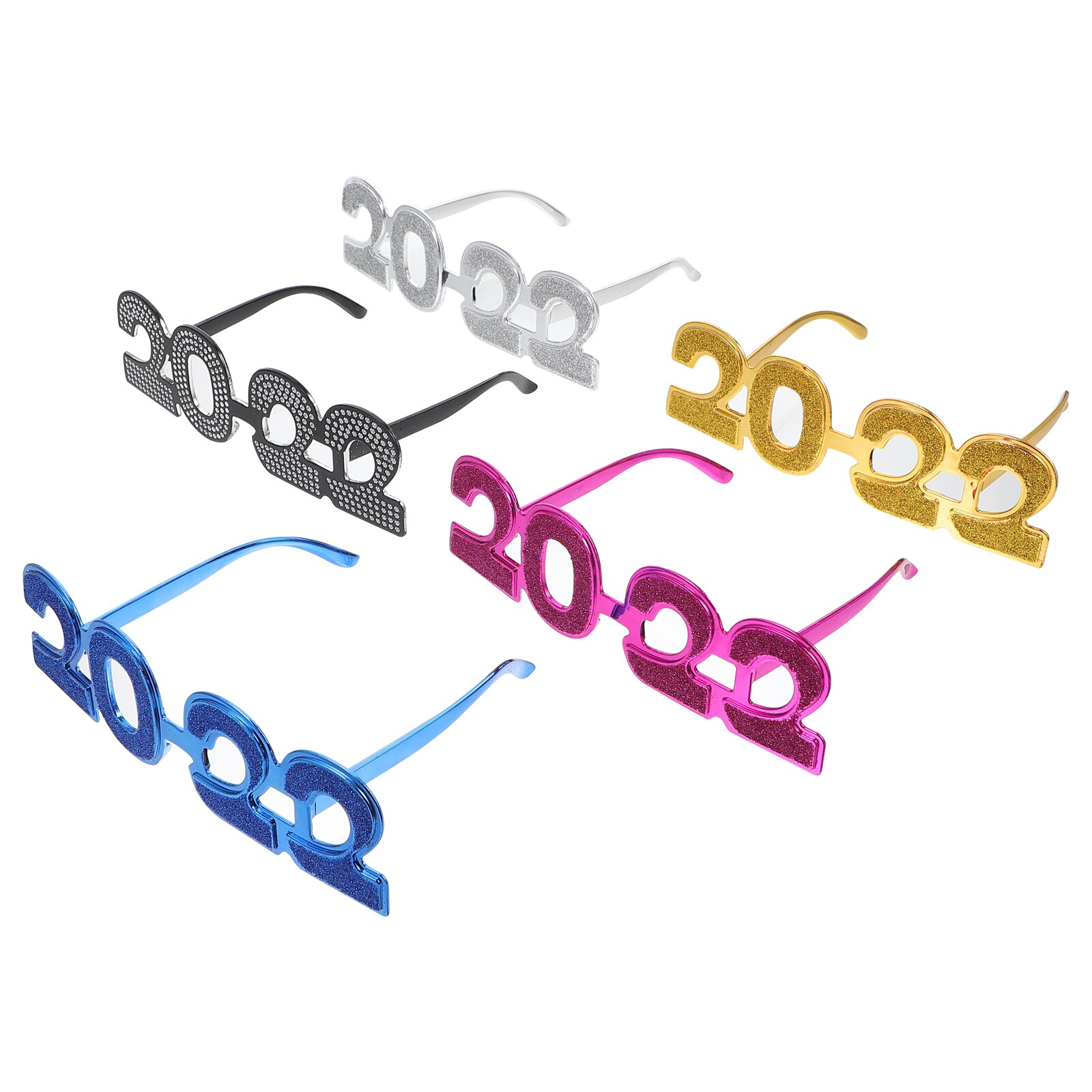 Accesorios para gafas de Año , 5 piezas, 2022, accesorios para fiestas, 2022, gafas digitales