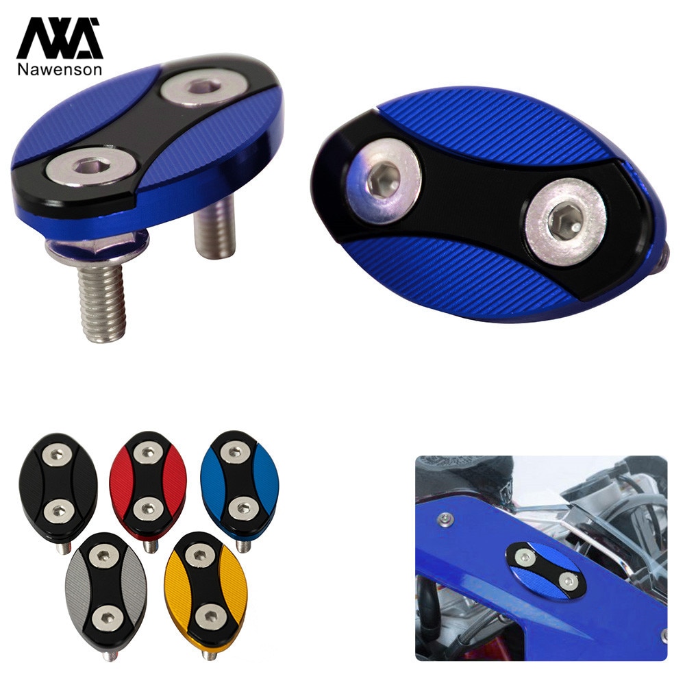 Für BMW S1000RR , Motorrad Spiegel Block aus Platten, Aluminium Spiegel Basis Abdeckungen in Paar