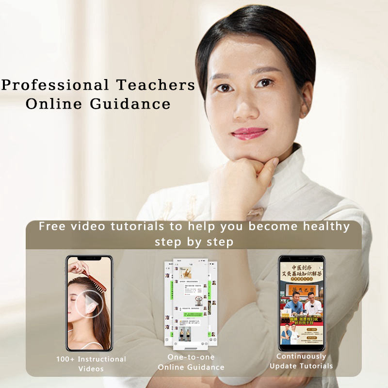 Peigne à cheveux en cuivre et en bois, poignées anti-leges, brosse à angle pour les soins lisses et brillants des cheveux et du cuir chevelu